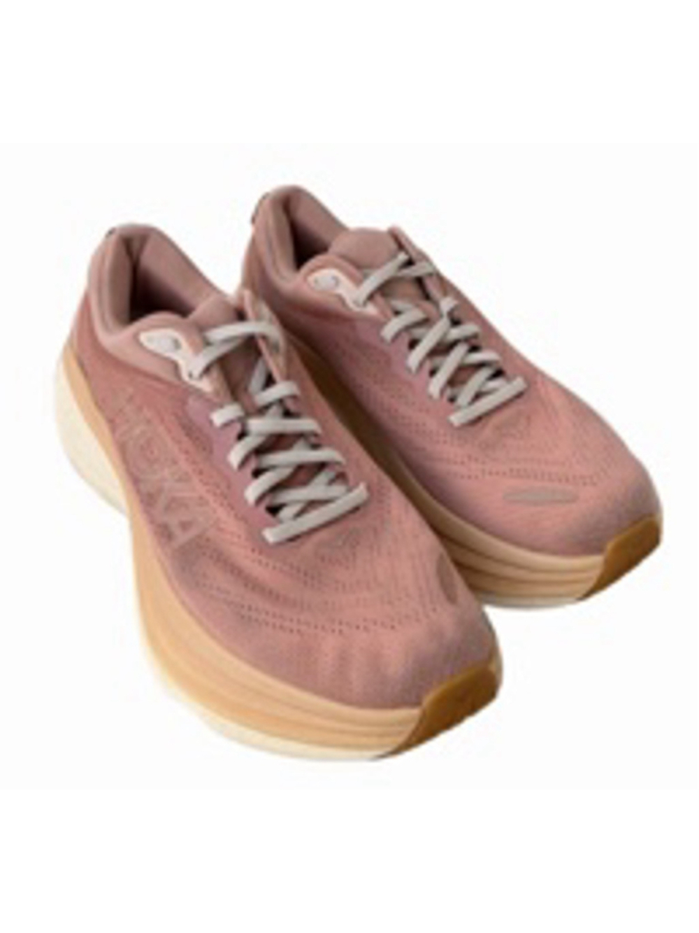 HOKA Solimar Womens Running Shoes Coral Peach Pink Sneakers Gym Training Size 10